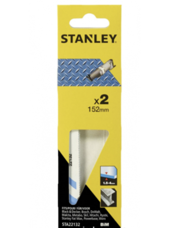 Полотна для сабельной пилы по металлу STANLEY 2 шт (STA22132-XJ)
